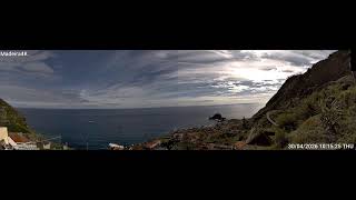 🔴 LIVE 4K | Porto Moniz – Madeira | Ocean Horizon &amp; Sky View | Real Time Weather