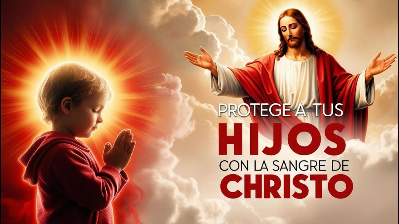 🔥 ¡Cubre a tus hijos con la Sangre de Cristo! Oración Poderosa de ...