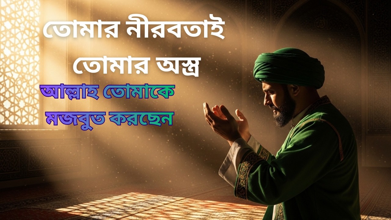 তোমার নীরবতাই আল্লাহর দেওয়া সবচেয়ে বড় শক্তি!