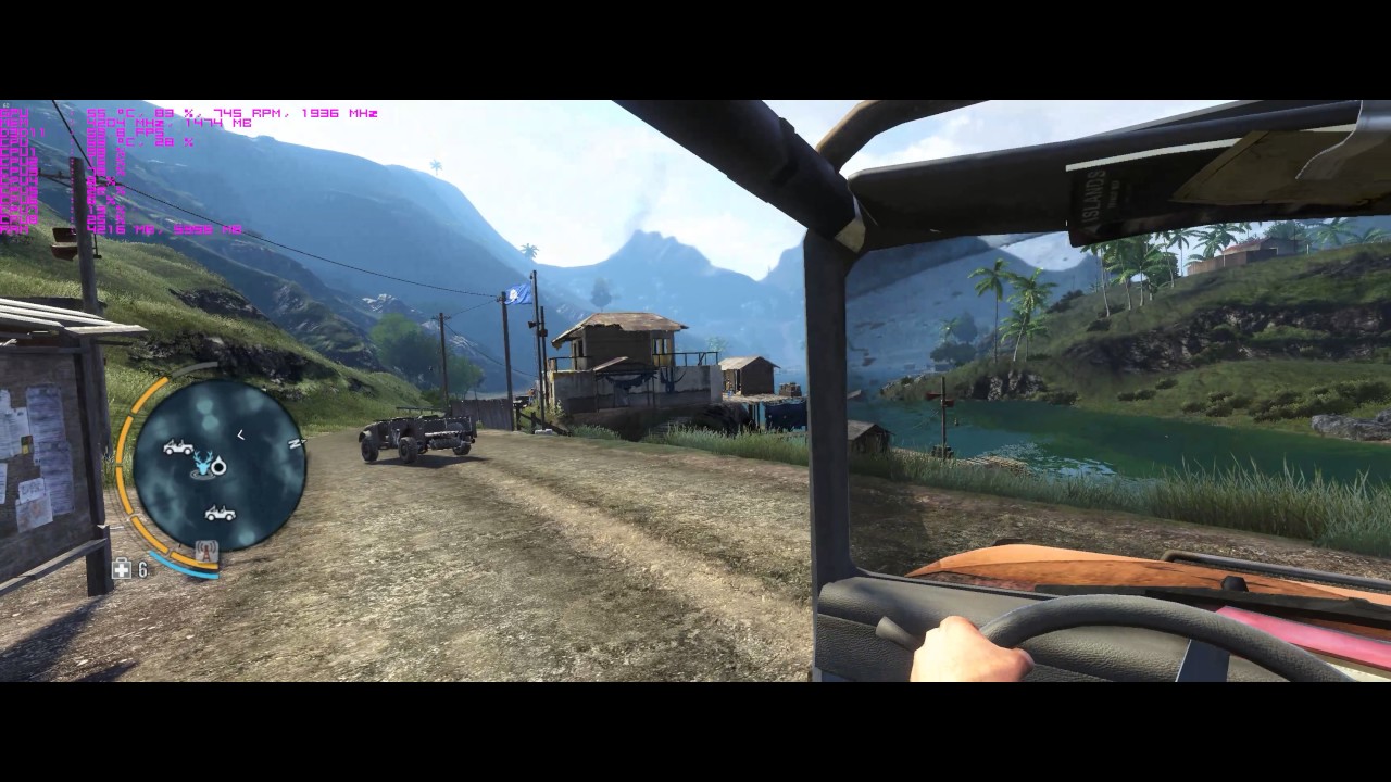 Far Cry 3 | GeForce GTX 1050ti 21:9 3440x1440 Mysettings