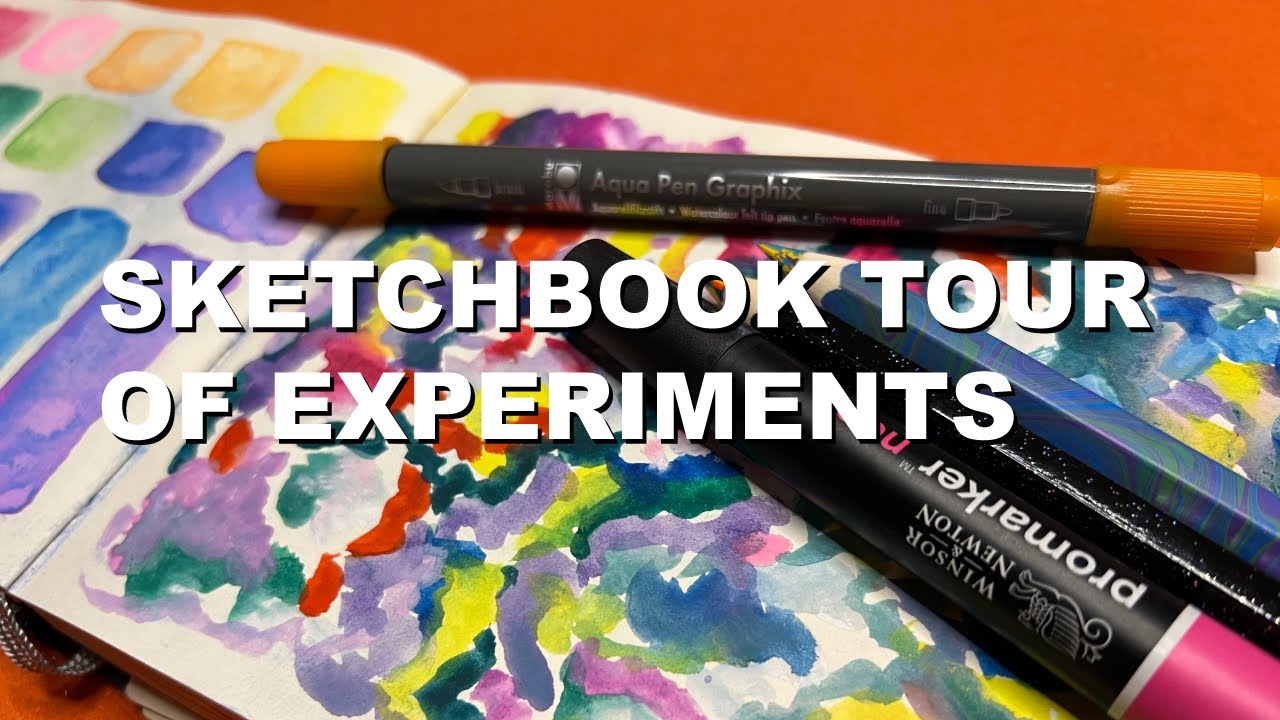 SKETCHBOOK TOUR of ART Experiments