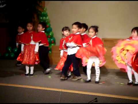 Heaven's christmas 2010 in Miracle land preschool part 2