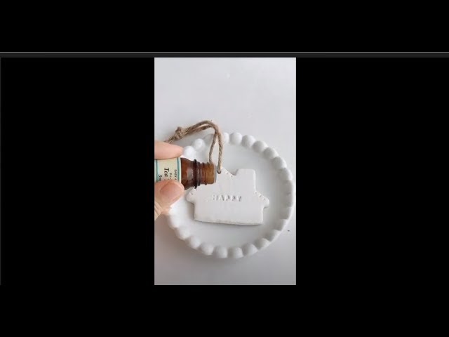 手づくり動画】お家でハンズメイド 「石粉粘土でアロマストーンを
