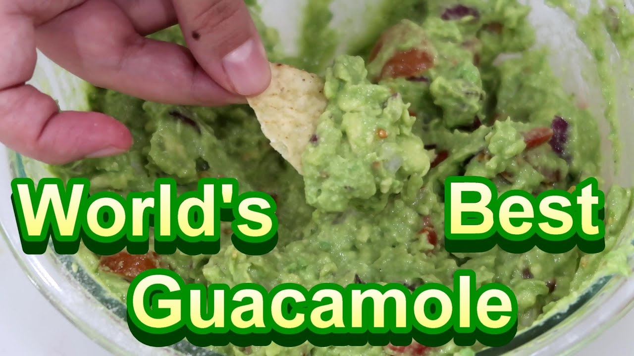 Holy Moly The World's Best Guacamole YouTube