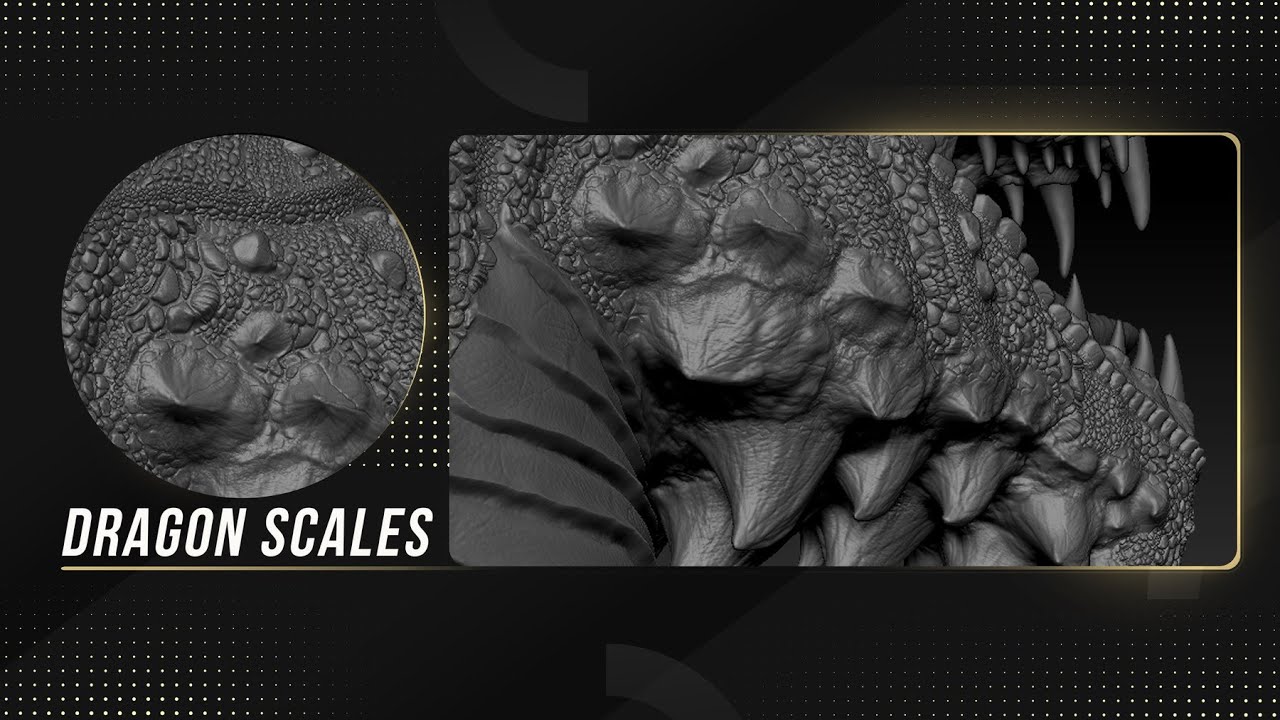 Sculpting And Detailing A Dragon With Blender VDM Brushes + Model - YouTube
