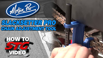 How To Use The Motion Pro Slacksetter Chain Adjustment Tool And Review | Sportbike Track Gear