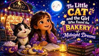 The Little Cat and the Girl Who Found the Bakery of Midnight Dreams / Sleep Story / Stories for Kids