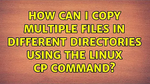 How can I copy multiple files in different directories using the Linux cp command? (2 Solutions!!)
