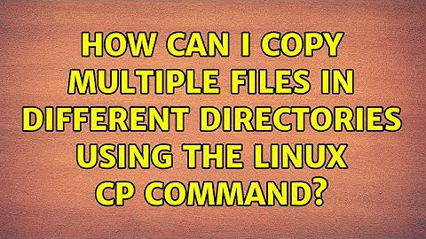 How can I copy multiple files in different directories using the Linux cp command? (2 Solutions!!)