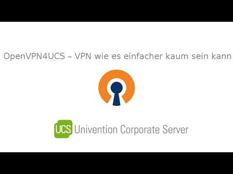 Webcast: OpenVPN4UCS – VPN wie es einfacher kaum sein kann