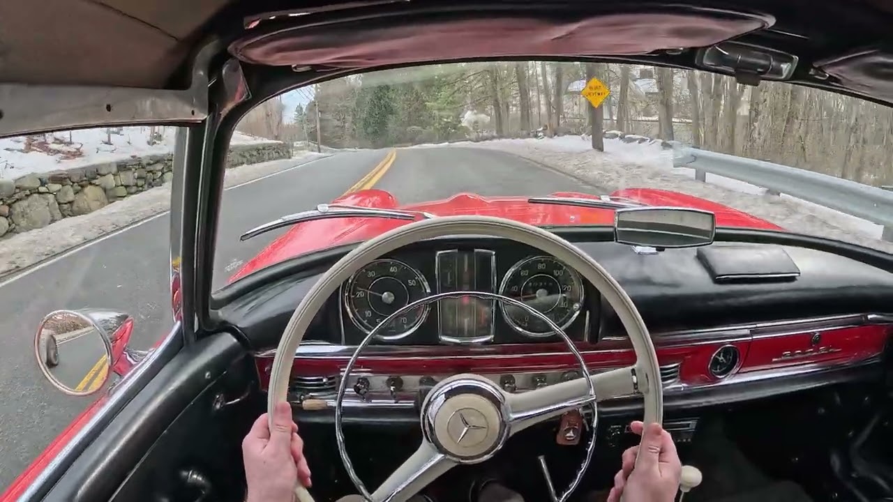 1961 Mercedes Benz 300SL Roadster POV