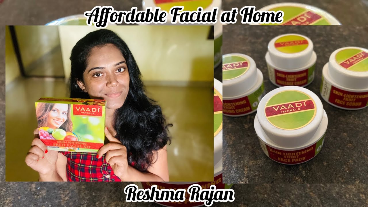 Affordable Facial at Home - Vaadi Herbal Skin-lightening Facial Kit | Sensitive Skin |Reshma Rajan