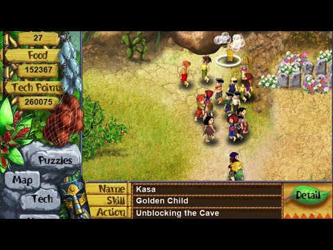 Virtual Villagers Origins Ending: Puzzle 13 The Golden Child, Puzzle 16 The Cave