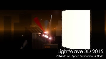 LightWave 3D:  Offworld scene rendered