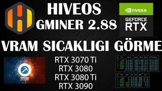 Gminer 2.88 Hiveos Nvidia Vram Sıcaklığı Görme