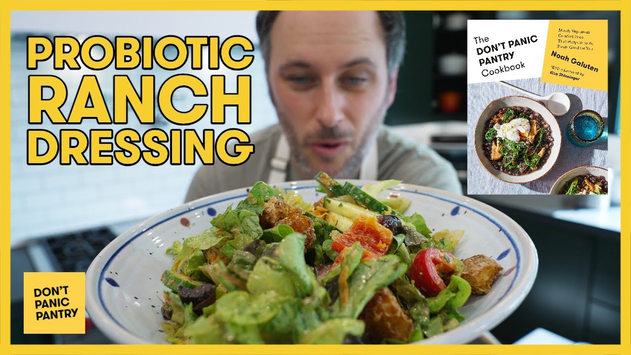Probicic Ranch PROBIOTIC RANCH: + Secret Health Salad with Crispy Cheddar Croutons ...