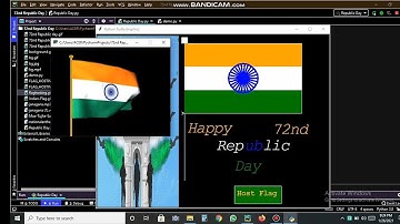 Republic Day 🇮🇳 animation using Python 😍❤