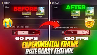 Experimental Frame Rate Boost Setting😲 AfterDescriptionNew Ob53 Update | lag problem fix