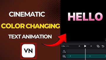 Color Changing Text Effect in VN Video Editor | Easy Step by Step Tutorial 2025