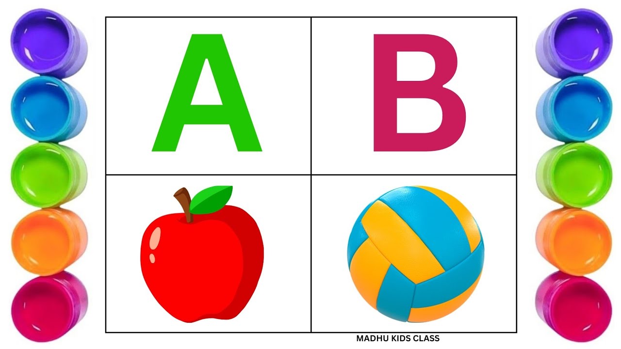 Learn A to Z ABC with Colorful Painting + Tracing 🎨 | Preschool Kids Learning | Alphabet Writing 