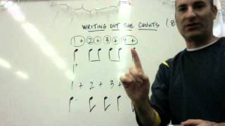 Music Theory Tri 2/Week 1 - Writing out the counts