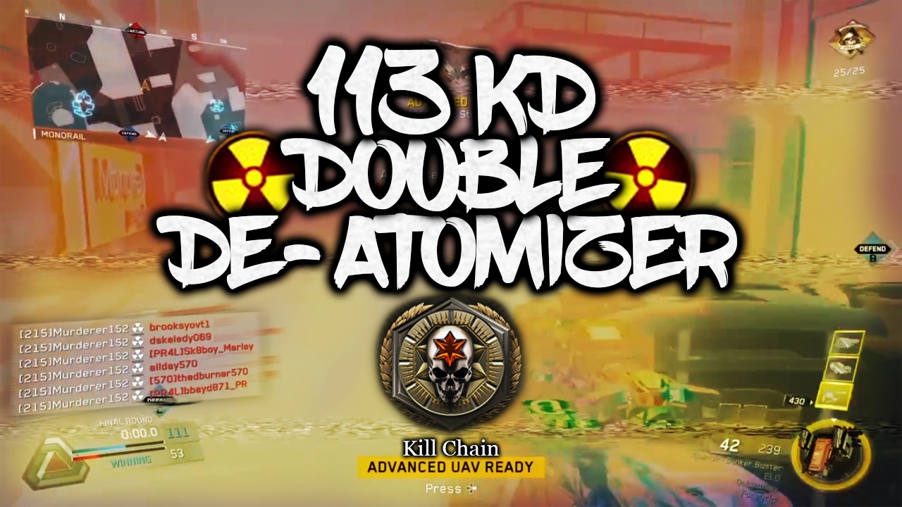 *SOLO* INSANE 113 KD DOUBLE DE-ATOMIZER GAMEPLAY - By Murderer152
