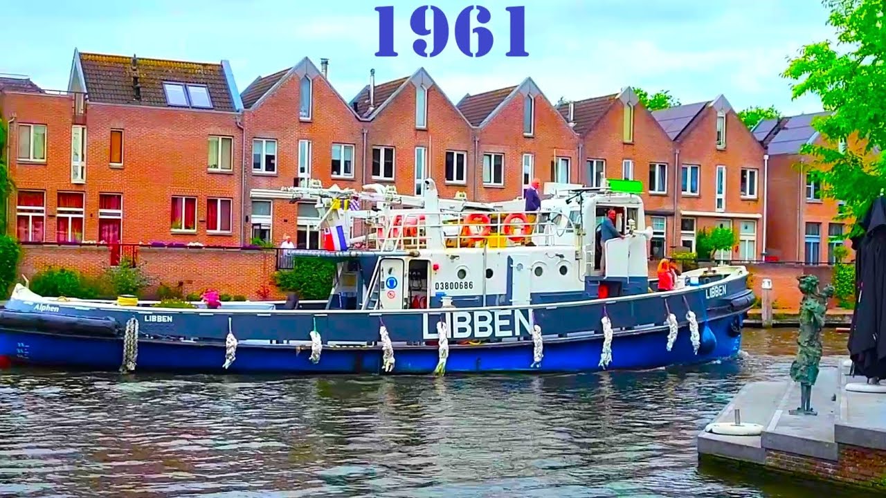 ЛИББЕН 1961. Красивый старый голландский корабль