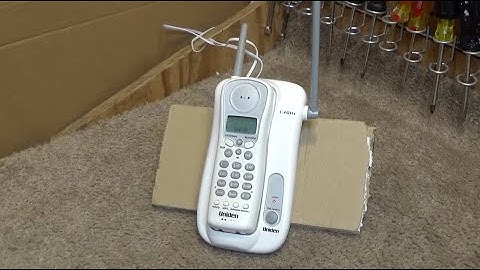 Uniden EXI2246 2.4 GHz Analog Cordless Phone | Initial Checkout