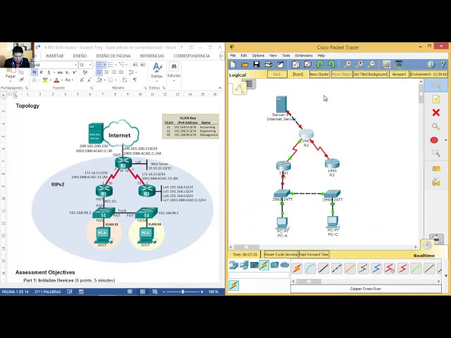 Routing and Switching Essentials 6.0 - Skills Assessment – Student Training class=