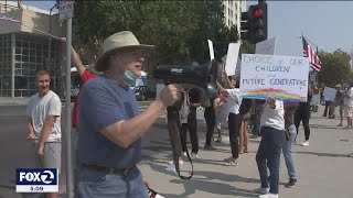 Protesters opposed to San Jose employee vaccine mandate say they want 'liberty'