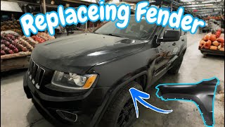 Step by step of how to Replace Fender on a 2011-2021 Jeep Grand Cherokee  How To Replace Inner Fender Liners 2011 2021 Jeep Grand Cherokee