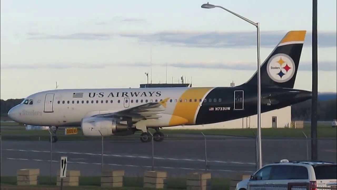 Pittsburgh Steelers plane taxiing YouTube