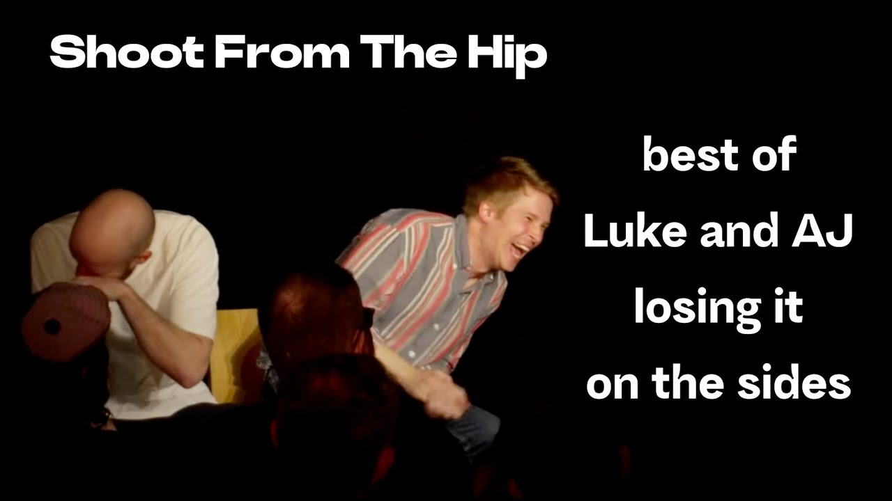 Luke and AJ losing it on the side of the stage | Shoot From The Hip