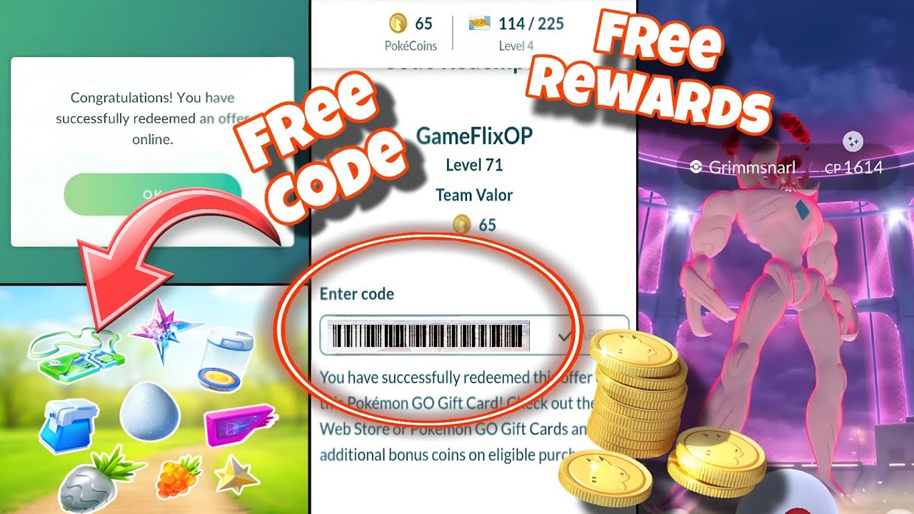 FREE Pokémon GO Code! Quick Claim Rewards Before They Expire! #pokemon ...