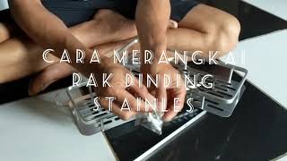 Membuat rak tempat sabun dan lainnya dikamar mandi| #eps 2