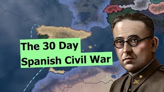HOI4: The 30 Day Spanish Civil War