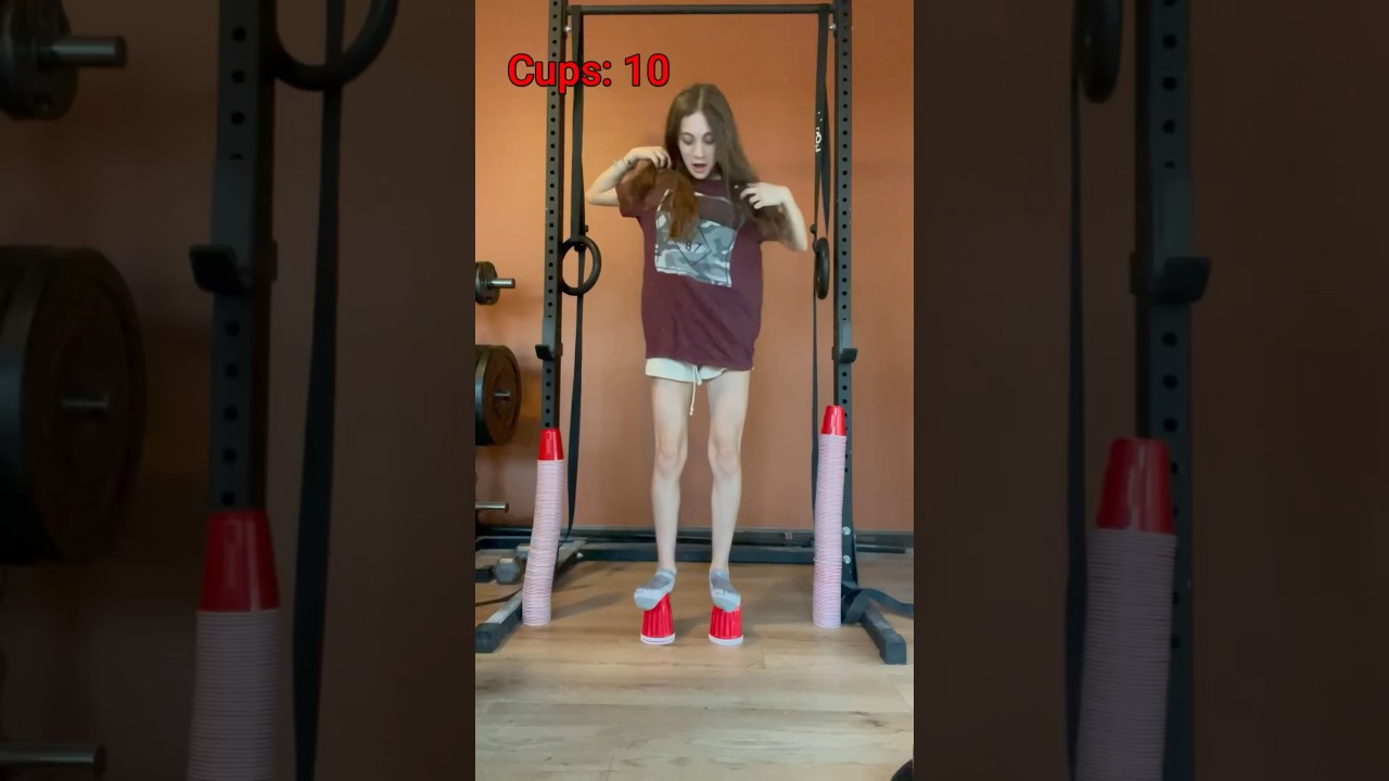 HOW MANY RED CUPS WILL HOLD UP MY LITTLE SISTER? 🤔 