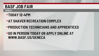 BASF to host job fair in Seneca