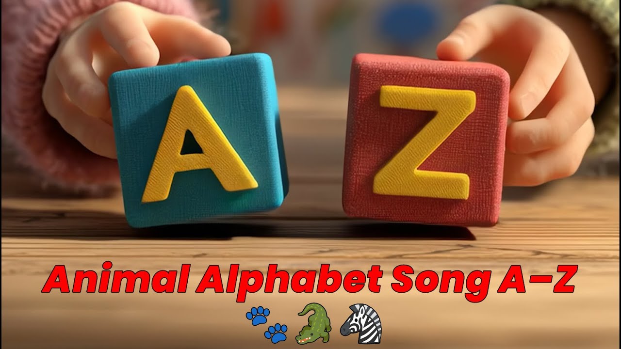 Animal Alphabet Song A–Z 🐾🐊🦓