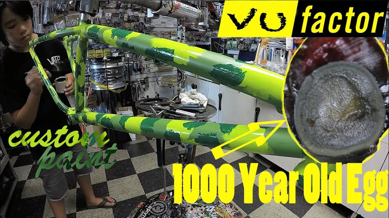 MAX VU'S CUSTOM MTB PAINT JOB/ VU FACTOR 1000 YR EGG YouTube