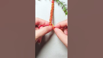 How to make simple Bracelet pulsera #diy #crafts #handmade#tutorial#friendshipbracelet #shortsvideo