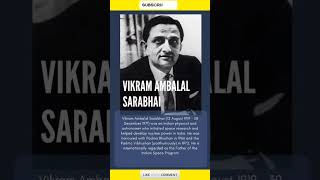 vikram ambalal sarabhai #father of indian space research program #isro #space scientist #space craft