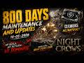 NIGHTCROWS - 800 DAYS MAINTENANCE AND UPDATES 18-05-2026