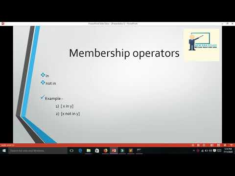 10 Membership and identity operators in python