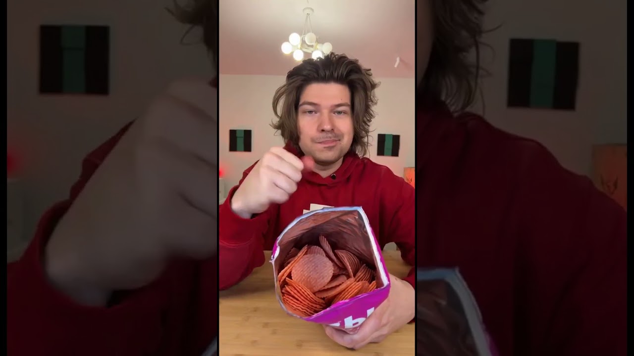 Чипсы со вкусом розового краба