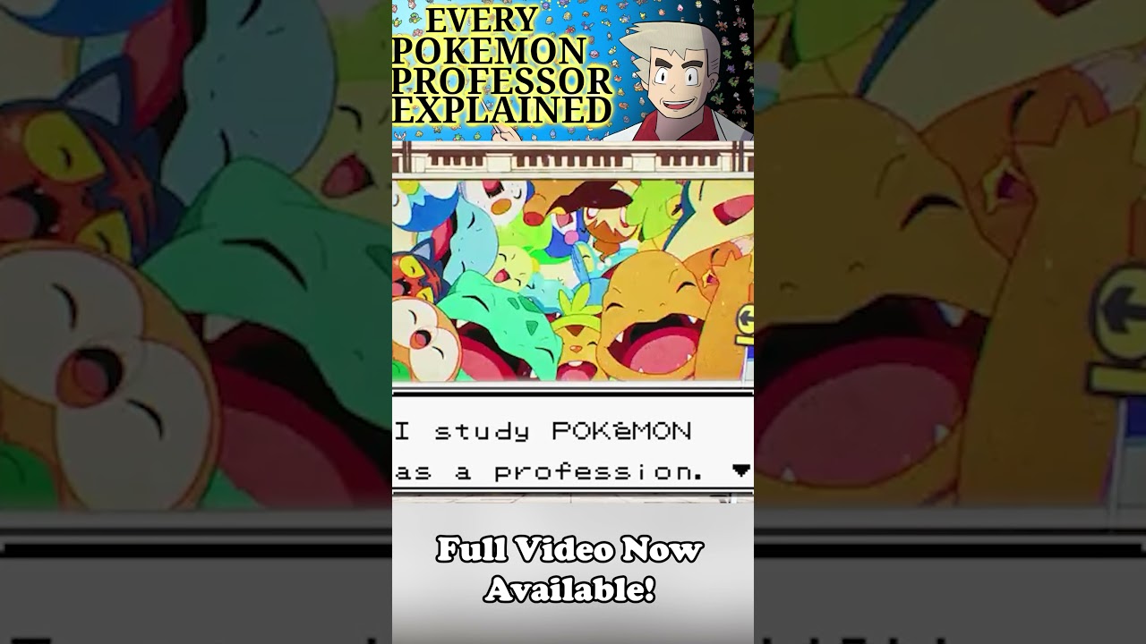 EVERY Pokemon Professor Explained  