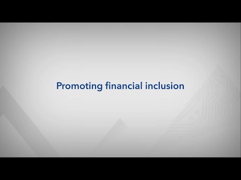 Promoting financial inclusion