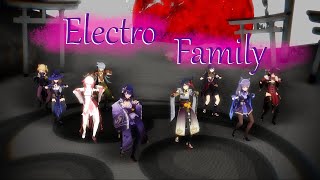 Mmd X Genshin Impact Electro Family A Light That Never Come