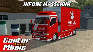 MOD TRUCK CANTER BOX MBOIS BUSSID || SPESIAL LIVERY MIXUE🔥