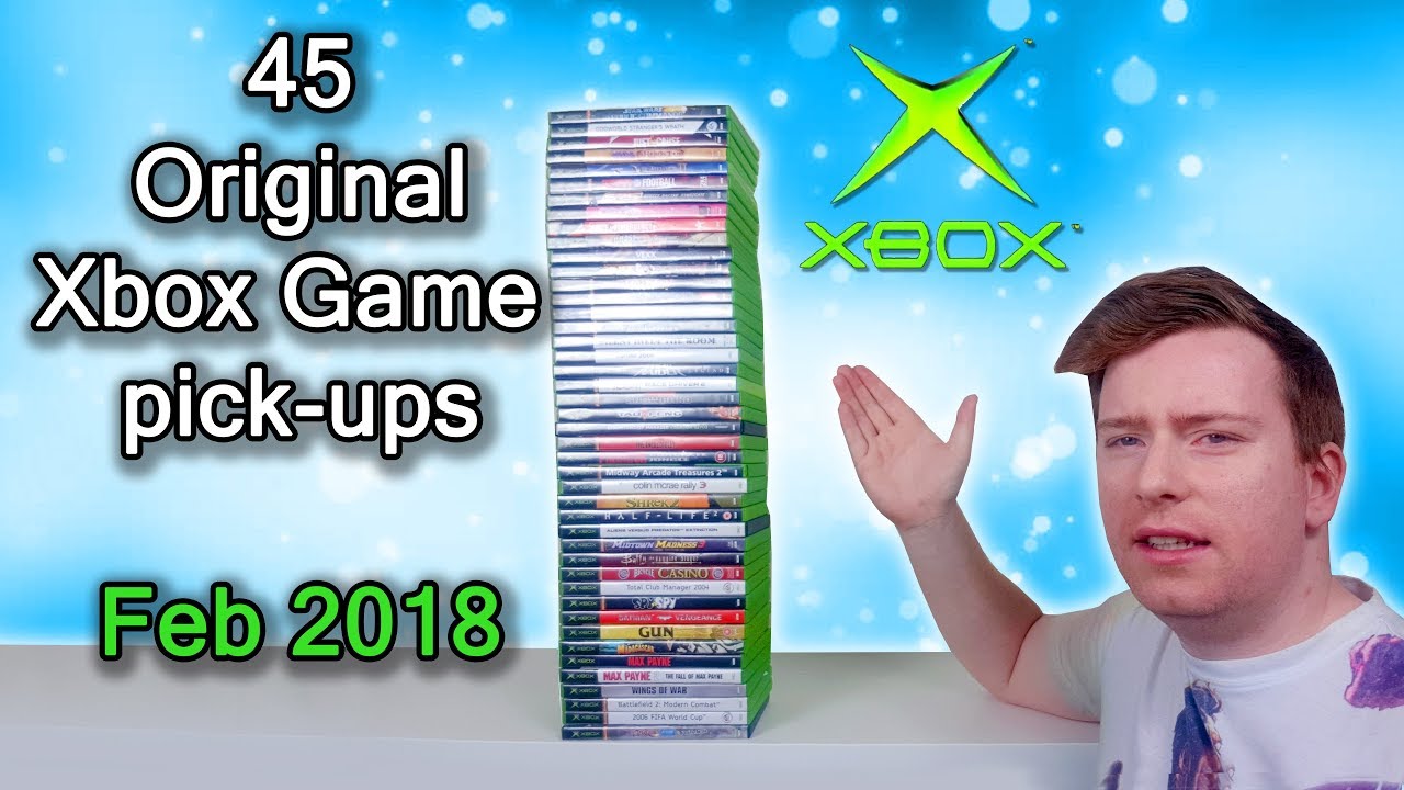 Original Xbox Game Pickups (45 games) in Feb 2018 with gameplay